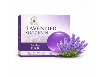 Rozz Fresh Lavender Glycerin Bathing Bar 60g box
