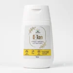 ROZZ FRESH D Tan Face Wash 110ml bottle front view with AHA, Saffron, and Cica