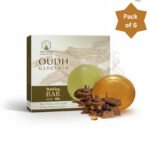 Rozz Fresh Oudh Glycerin Bathing Soap - Pack of 6 moisturizing 60g bars