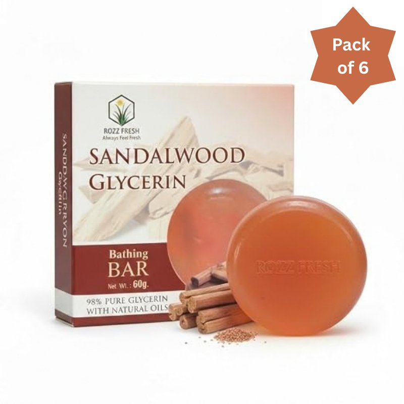 Hydrating Sandalwood Glycerin Bathing Soap box and bar for glowing skin